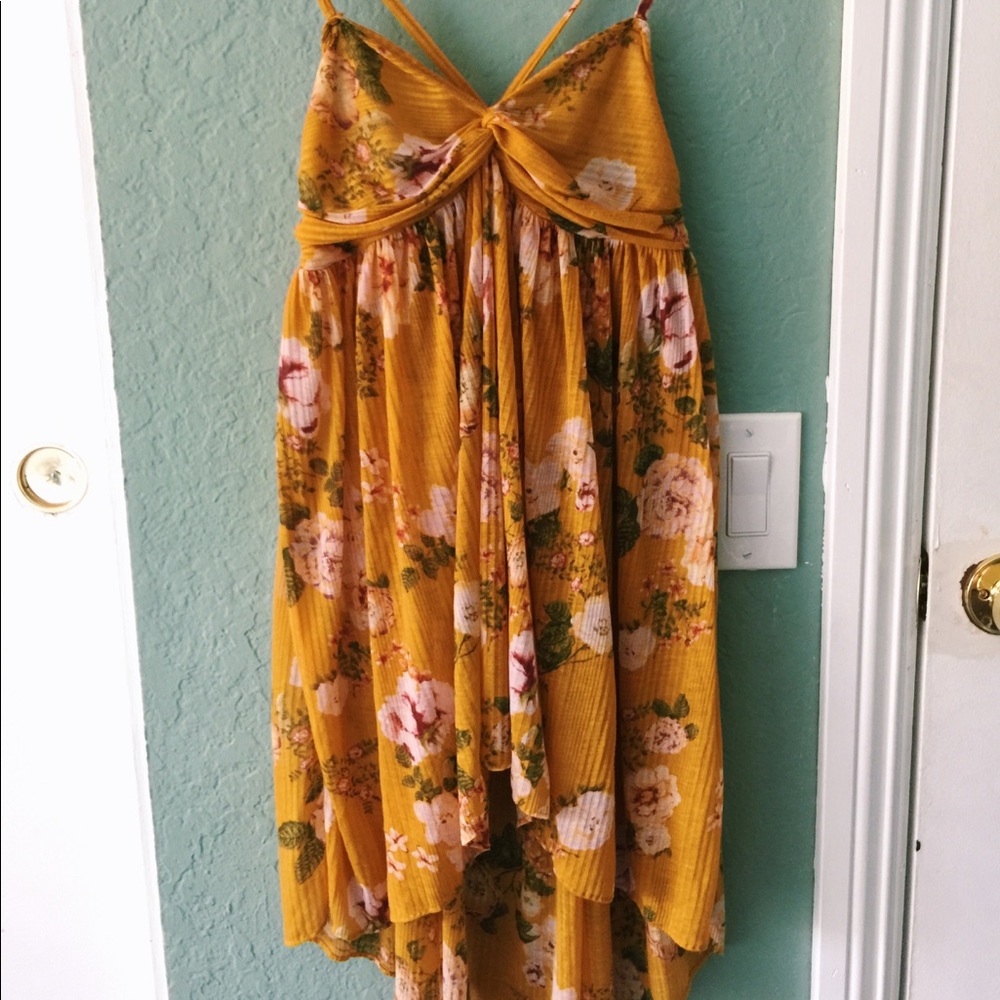 Free People mirage floral tunic tank top